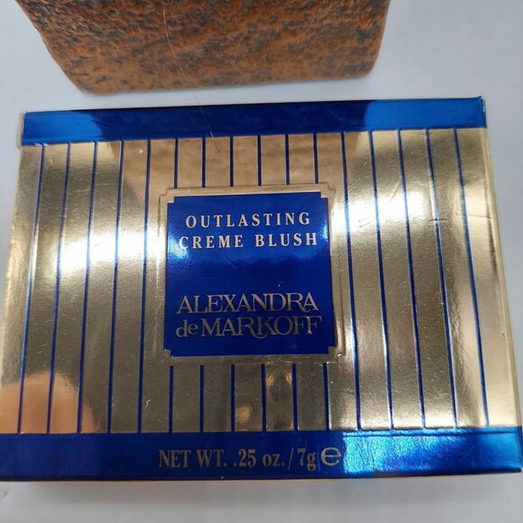 Alexandra De Markoff Outlasting Creme Blush Hot Pink New In Box .25oz - Picture 1 of 5